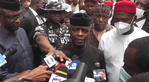 Osinbajo Visits Imo, Assures Nigerians Better Economy, Security.