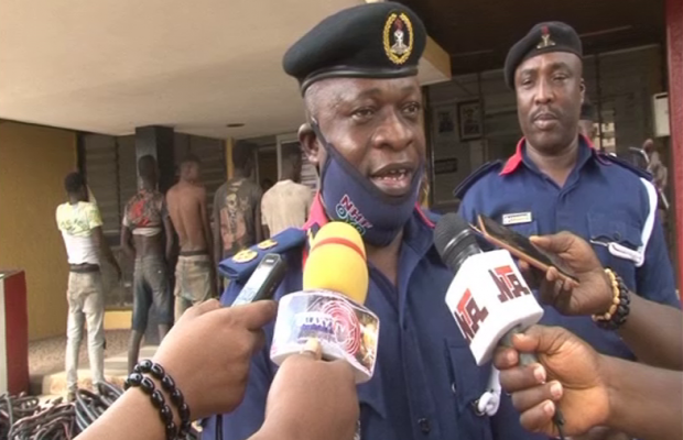 NSCDC Arrests Five Suspected Vandals in Ibadan