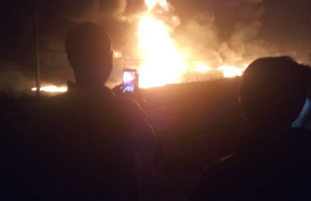 One Person Electrocuted as Petrol Tanker Explodes in Ibadan
