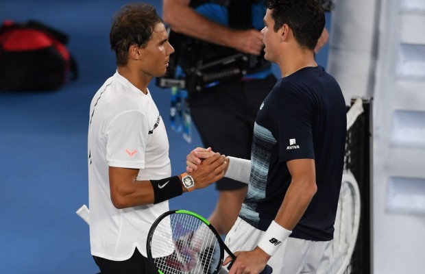 Nadal and Grigor Dimitrov set up for semi-final