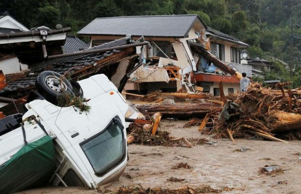 At least 11 missing as heavy rain pounds Japan