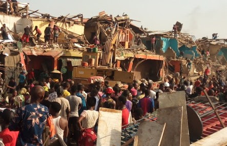 Lagos govt demolishes Ile-Epo market