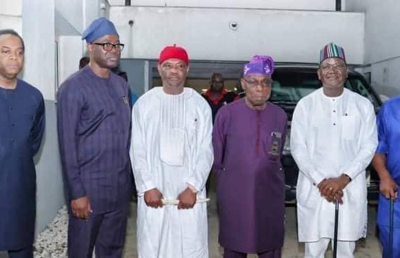 Obasanjo Meets Wike, Makinde, Ortom over 2023 Presidency